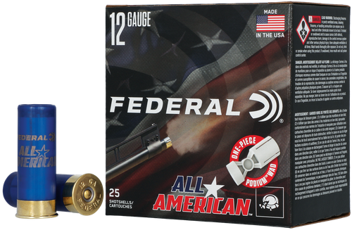 Federal All-American 12Gauge 2.75" 1 1/8oz 7.5Shot 25 Per Box/10 Case