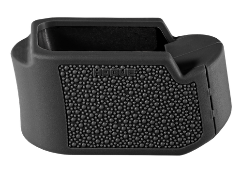 Hogue Extension Base Pad Fits Glock 19 10/15-Round Magazines Black Overmolded Rubber