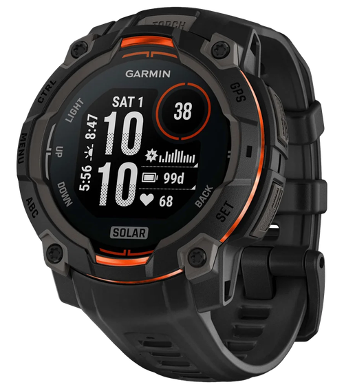 Garmin GAR 010-02934-00 Instinct 3 45MM Solar Black/Char