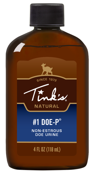 Tinks #1 Doe-P Deer Attractant Urine Scent Plastic 4 oz Bottle