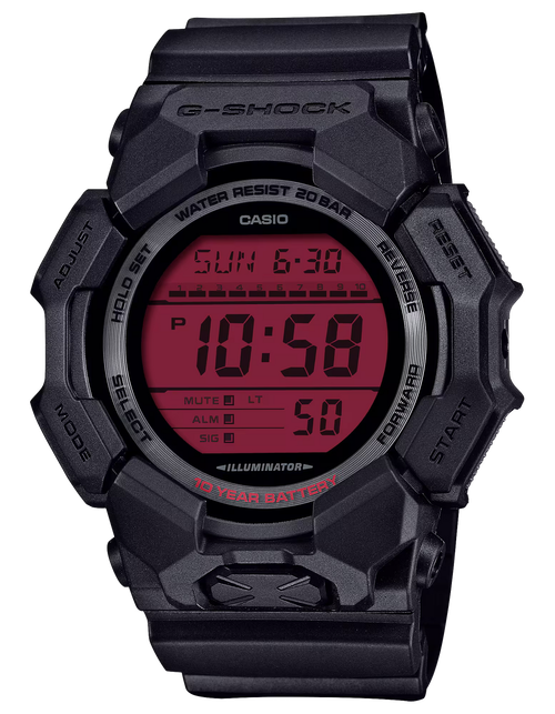 G-Shock/Vlc Distribution Digital Movement Black/Red
