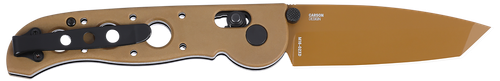 Columbia River CRKT M16 Tactical 3.11" Folding Tanto Plain Desert Tan D2 Steel Blade Grivory Handle