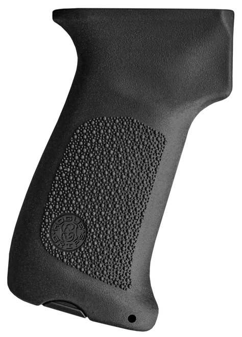 Hogue Pistol Grip without Finger Grooves Black Overmolded Fits AK-47/AK-74 - 74030