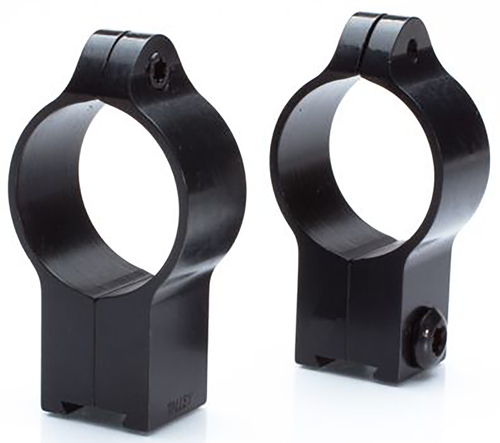 Talley Rimfire Rings Black CZ 452 European/455/457/512/513 1" High 0 MOA