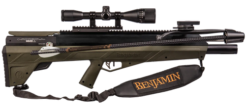 Daisy Benjamin Airbow M600 Kit PCP 357 Pellet Black Barrel OD Green Stock - BPABMX