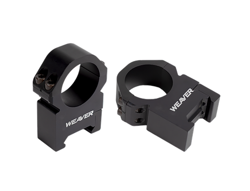Weaver Mounts Precision Black Aluminum 30mm Tube Medium