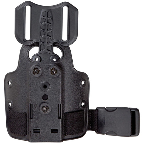 Safariland 6004 Single Strap Leg Shroud Black with Drop Flex Adaptor - 6004-25-2