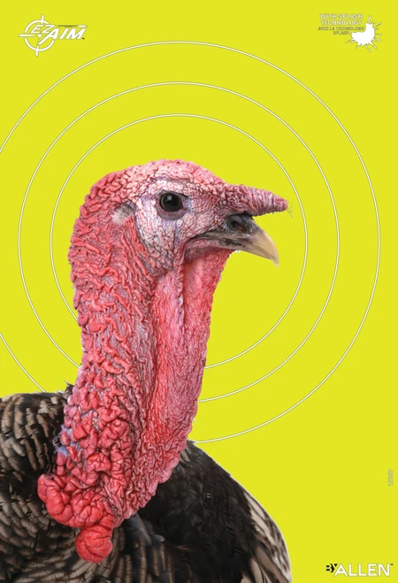 Allen EZ Aim Splash Reactive Target Turkey Hanging Paper Universal 12"x18" - 15267