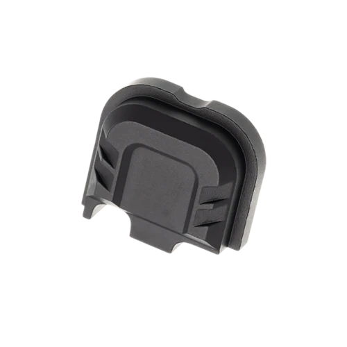 Tyrant CNC Slide Cover Plate Chevron Design Glock 43x/48 Black Aluminum - TDG43X48SPBLACK