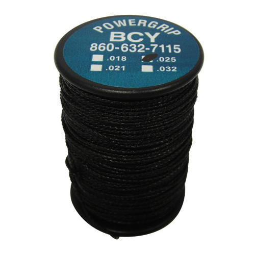 BCY Power Grip Serving Black .025 50 Yard