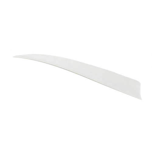 Trueflight Shield Cut Feathers White 4" RW 100 Pack - 11601