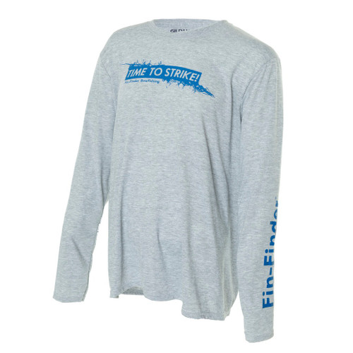 Fin-Finder Time to Strike Long Sleeve Performance Shirt Medium