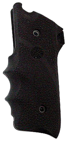 Hogue 82000 Rubber Grip  Black with Finger Grooves for Ruger Mark II, III