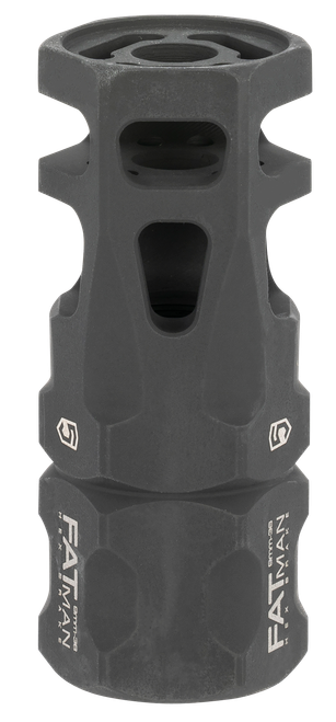 Phase 5 Weapon Systems FATman Hex Brake Black Parkerized Steel - FATMAN9MM