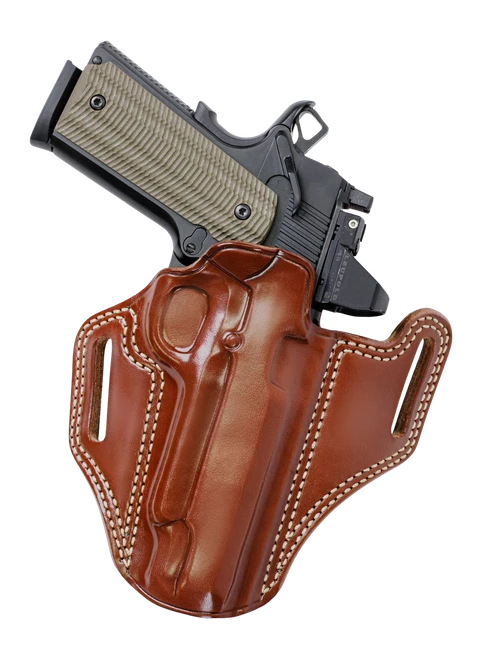 Galco 1911 with or without Red Dot LH Tan Holster - CM2213R