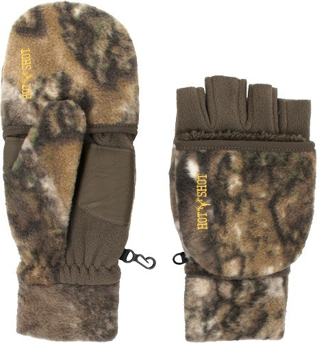 HOT SHOT HF2 Bulls-Eye Pop-Top Mitten Fleece Insul RT-APX XL - B02-0RX-255-X