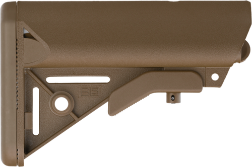 B5 Systems Enhanced Sopmod Coyote Brown Synthetic for AR-15 with Mil-Spec Receiver Extension (Tube Not Included)
