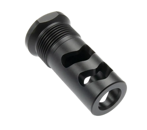 Wilson Combat Muzzle Brake Whisper 458Cal 11/16"x24 Black Melonite