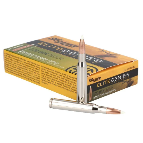 Sig Sauer Elite Hunting 270 Win Ammo 150gr AccuBond HP 20 Rounds - E270AB150-20
