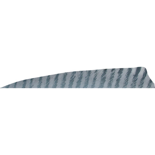 Gateway Shield Cut Feathers Barred Gray 4" LW 50 Pack - 400LSBGY-50