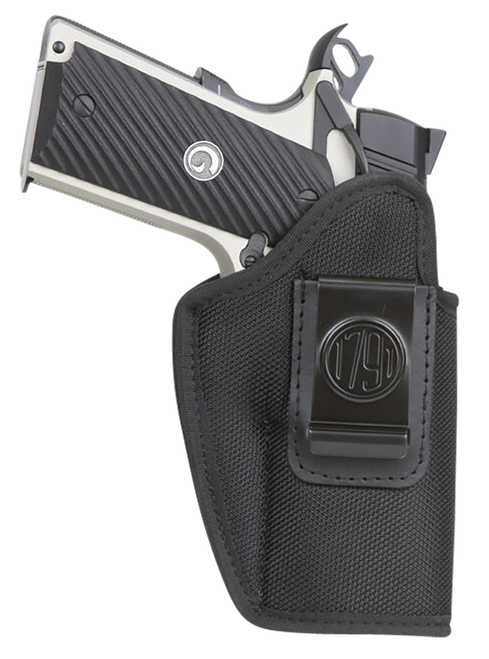 1791 Gunleather Premium Nylon IWB Size 04 Black Ballistic Belt Clip Right Hand