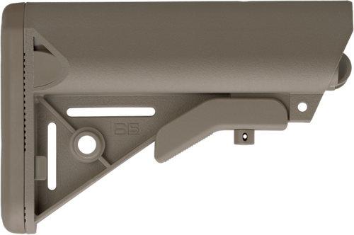 B5 Systems Enhanced Sopmod Flat Dark Earth Synthetic for AR-15 with Mil-Spec Receiver Extension (Tube Not Included)