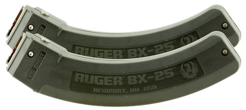 Ruger BX-25 Value Pack 25-Round Magazine Fits 10/22/SR/77/Charger 22LR Black 2