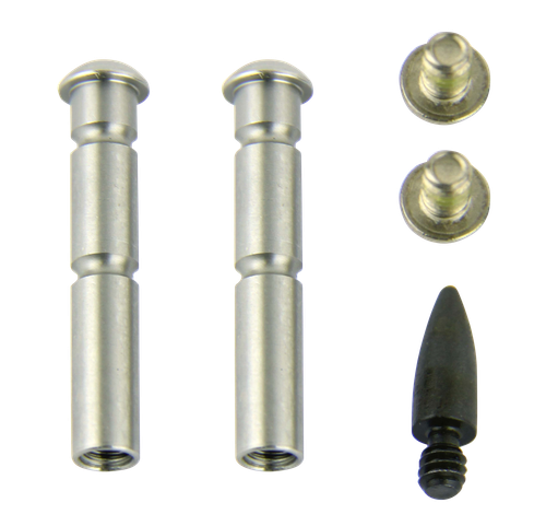 TacFire Anti-Walk Pin Set Silver Stainless Steel