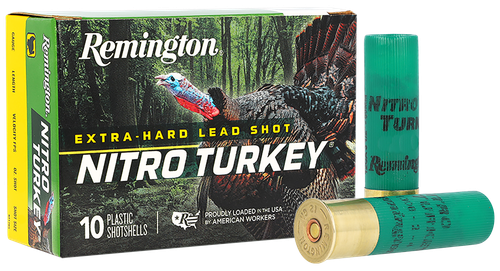 Remington Ammunition Nitro Turkey 12Gauge 2.75" 1 1/2oz 4Shot 10 Per Box/ 10 Case