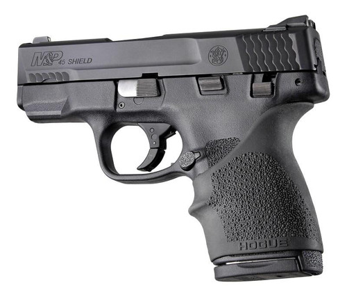 Hogue HandAll Beavertail Grip Sleeve with Black & Finger Groove for S&W M&P - 18300