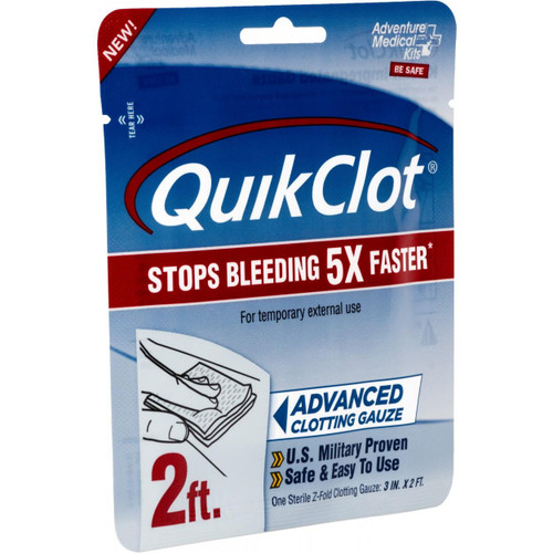 Adventure Ready Medical Kits QuikClot Gauze 3"" x 2' - 5020-0025