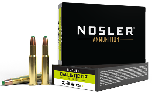 Nosler Ballistic Tip 30-30Win 150gr Round Nose 20 Per Box/10 Case
