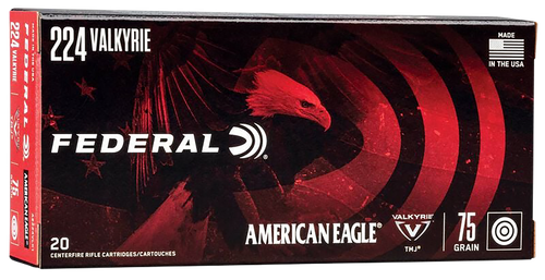 Federal American Eagle Rifle 224Valkyrie 75gr Full