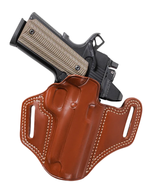 Galco 1911 4 1/4" with or without Red Dot Tan Holster - CM2266R
