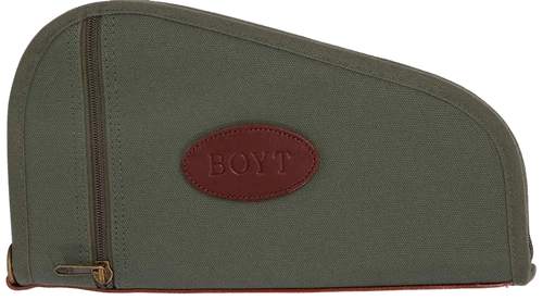 Boyt Harness Heart-Shaped Pistol Case OD Green Canvas Holds Handgun - PP41OD