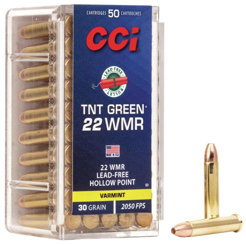 CCI TNT Green Speer 22 WMR Ammo 30gr HP 50 Rounds - 0060