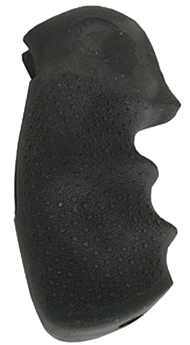 Hogue Monogrip Finger Grooves Black Rubber Fits S&W N Frame with Round Butt