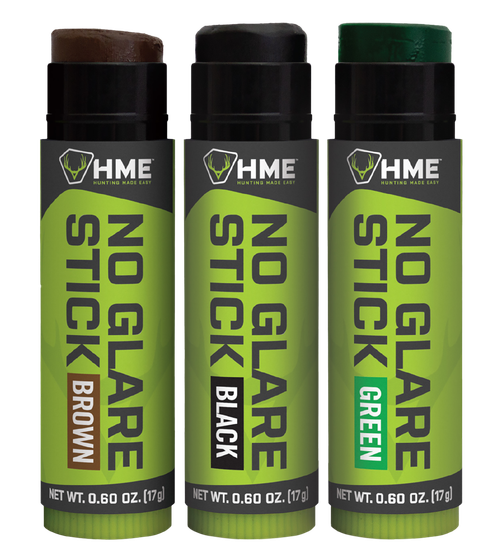 HME Face Paint No Glare Black/Brown/Dark Green Stick
