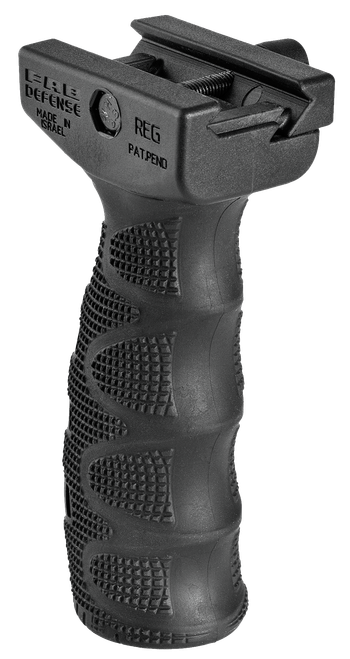 FAB Defense REG Ergonomic Rubberized Tactical Foregrip w/Waterproof Storage Compartment Black Latex & Reinforced Polymer
