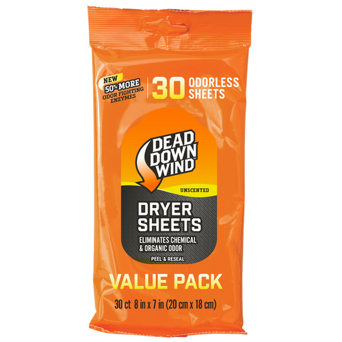 Dead Down Wind Dryer Sheets Odor Eliminator