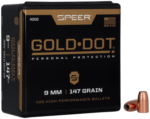 Speer Gold Dot Personal Protection 9mm 147gr