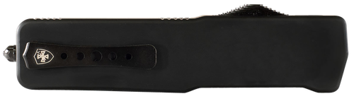 Templar Knife Premium Weighted Large 3.55" OTF Drop Point Plain Stonewashed D2 - LZBR321