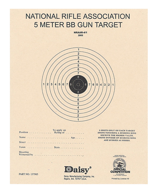 Daisy 408 NRA 5-Meter Target Air Rifle