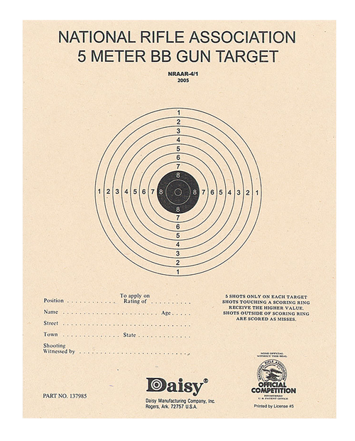 Daisy 408 NRA 5-Meter Target Air Rifle