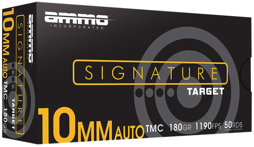 Ammo Inc Signature /20 10mm Auto Ammo 180gr TMJ 50 Rounds - 10180TMCA50