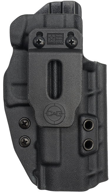 C&g Holsters Covert IWB Black Kydex Belt Clip Fits Glock MOS/48 Right Hand - 0056100