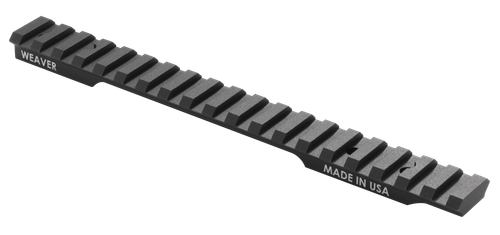 Weaver Mounts Multi-Slot Base Extended Black Aluminum Fits Ruger American Short Action