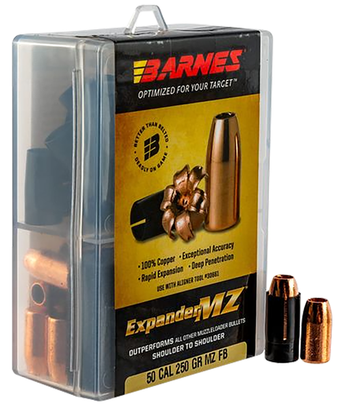 Barnes Expander MZ Muzzleloader 50 ExpanderMZ Hollow Point 300gr 15-Round/Box - 30569