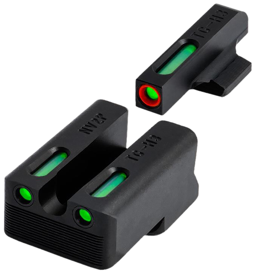 TruGlo TGTG13RS3PC TFX Pro Green Tritium & Fiber Optic Orange Outline Front Sight Rear