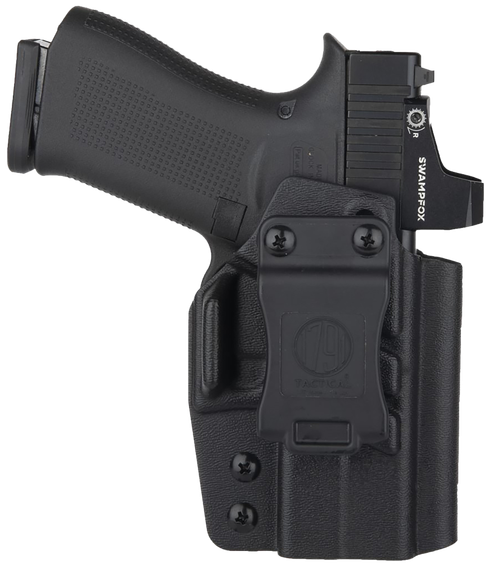 1791 Gunleather Tactical IWB Black Kydex Fits Glock 43X MOS Belt Clip Right Hand